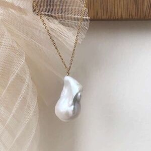 Handmade Custom Baroque Pearl Necklace